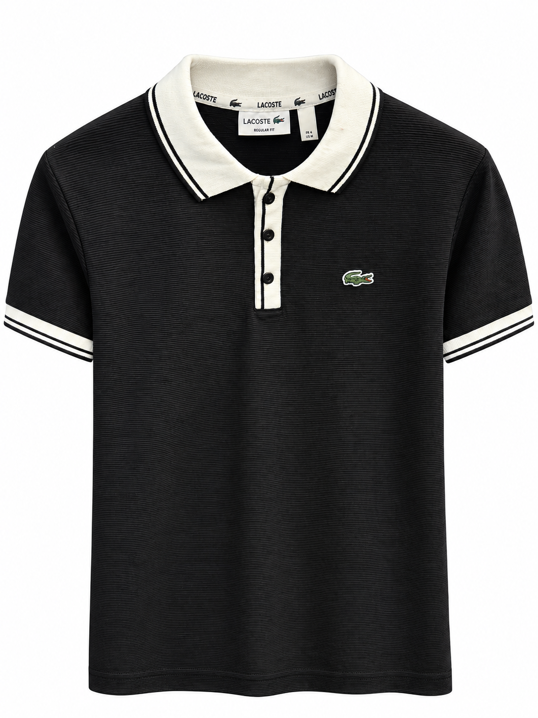 Knitted Collar T-Shirt